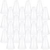 Deekin 24 Pieces Cheer Megaphone Bulk White Mini Plastic Megaphone Cheer Party Accessory Favors Cheerleading Director Prop Noisemaker Toys for Sports Match Game Outdoor Activities view 1