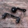Adoolla Fishing Wheel Handle Replacement Rocker Arm Grip Handle Baitcast Reel Crank Arm Modified Accessories Double Rocker arm - Blue view 4