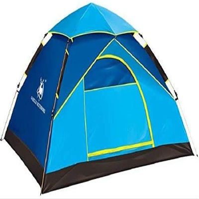 NEWCES Tent for Camping Instant Cabin Tent for Camping 3-4 People Camping Rain Tents Picnic Field Survival Waterproof Fishing Home Camping Tents Blue Outdoor Camping Adventure Winter Fishing Tent
