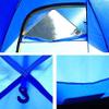 NEWCES Tent for Camping Instant Cabin Tent for Camping 3-4 People Camping Rain Tents Picnic Field Survival Waterproof Fishing Home Camping Tents Blue Outdoor Camping Adventure Winter Fishing Tent view 2