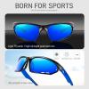 BIRCEN Sport Polarized Sunglasses for Men - Women:UV Protection Shades for Fishing Driving Cycling Running view 3