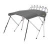 Oceansouth Breakwater Sportz Bimini Top with Rocket Launcher 4ft Length (Gray, Mounting Width 51"-59") view 1
