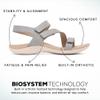 ABEO Oasis Sandals For Women | Metatarsal Support | Orthopedic Sandals For Women | Arch Support Sandals | Comfort Sandals For Women | Built-In Metatarsal Pads Women Metallic, 9 Medium view 3