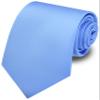Branduce Mens Light Blue Tie for Wedding Business Solid Silk Woven Plain Sky Blue Tuxedo Necktie (TA02-09) view 1