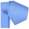 Branduce Mens Light Blue Tie for Wedding Business Solid Silk Woven Plain Sky Blue Tuxedo Necktie (TA02-09) view 3