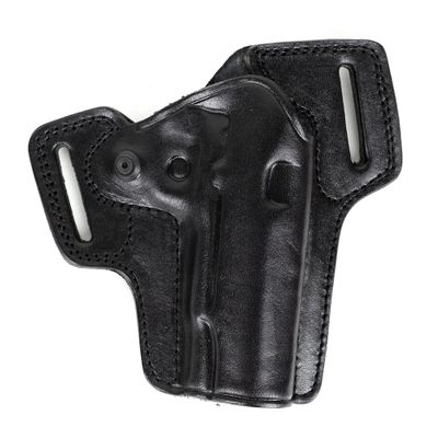 Doruk Holster Colt 1911 5 inch Owb Combat Master Handmade Leather Gun Holster (Black Right Hand)