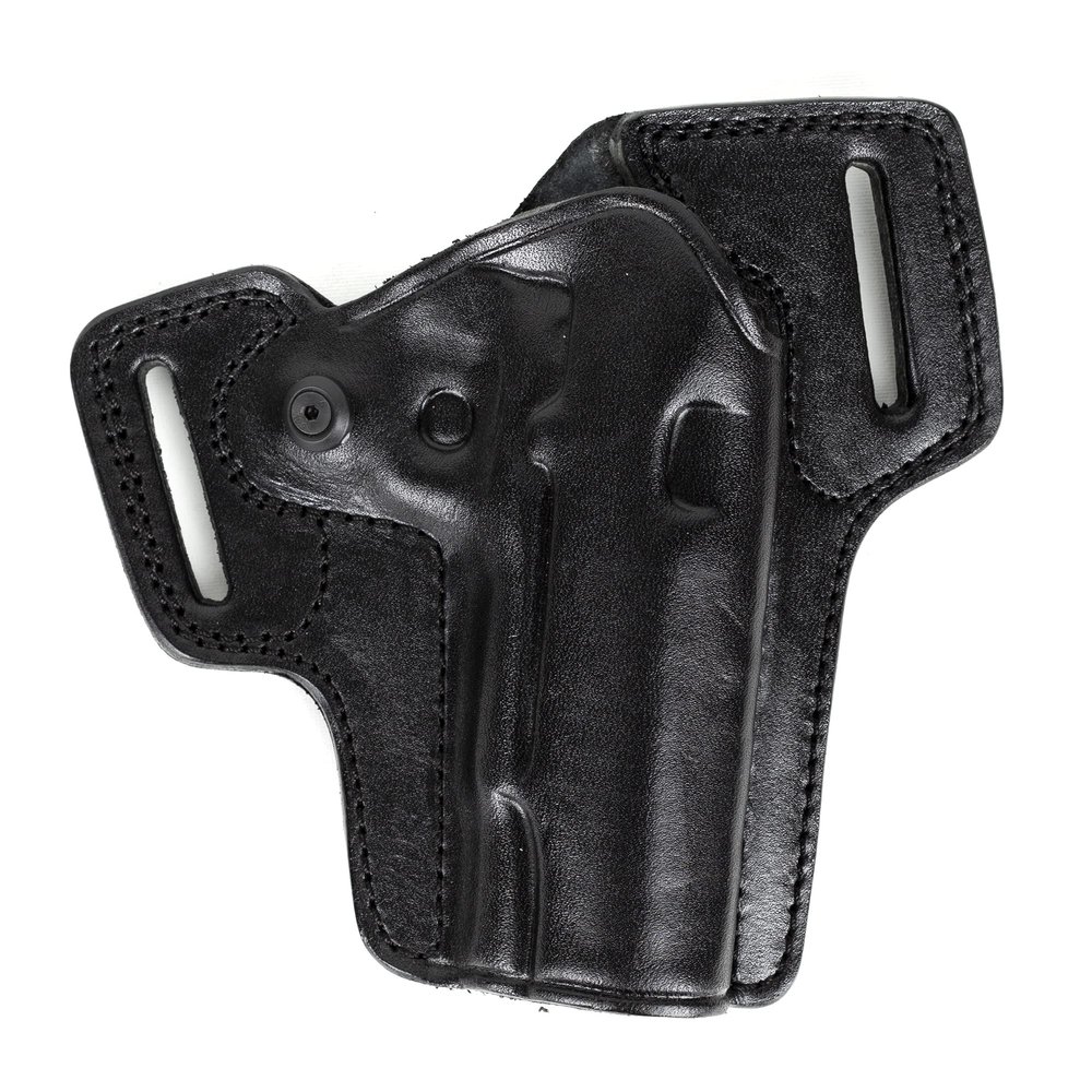 Doruk Holster Colt 1911 5 inch Owb Combat Master Handmade Leather Gun Holster (Black Right Hand)