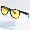 WIRUN Night Vision Glasses for Men Women Driving, Anti Glare Polarized UV400 Nighttime Yellow Safety Fishing Golf Eyewear (Black) view 2