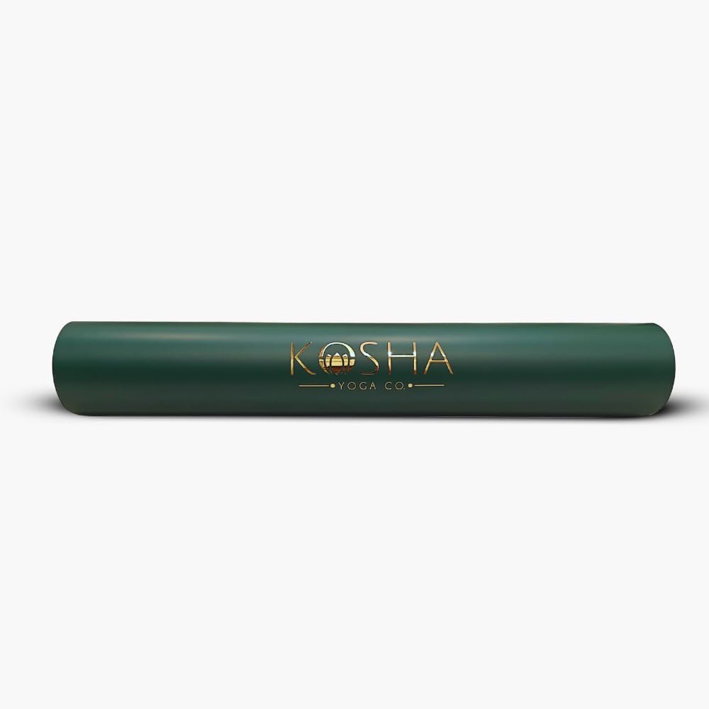 4.5mm Thick Pure Align Yoga Mat In Sage Green By Kosha Yoga Co.