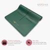 4.5mm Thick Pure Align Yoga Mat In Sage Green By Kosha Yoga Co. view 2