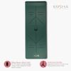 4.5mm Thick Pure Align Yoga Mat In Sage Green By Kosha Yoga Co. view 3