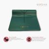 4.5mm Thick Pure Align Yoga Mat In Sage Green By Kosha Yoga Co. view 4