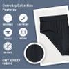ExOfficio Men's Everyday Brief - Lightweight Knit Jersey Travel Underwear, Steel Blue, Large view 4