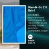 ExOfficio Men's Give-N-Go 2.0 Brief, Lagoon, Large view 4