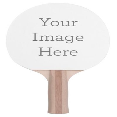 Infusion Custom Photo or Logo Ping Pong Paddle, Premium 5 Ply Direct Imprint Personalization on Table Tennis Racket, Double Side Printing, 2-Pack