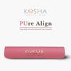 6.5mm Thick Rubber Yoga Mat In Watermelon Pink By Kosha Yoga Co. view 1