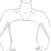 14K White Gold Necklace By The Yard With Black Cubic Zirconia 16 Inches view 4