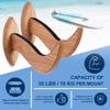 Hang 11 Surfboard Wall Mount - Surf Board Wall Hangers, Surfboard Mount, Beautiful Sustainable Wooden Rack, Perfect to Display Your Board, Surf Racks, Horizontal Hanger, Surfing Accessories (Clear) view 3
