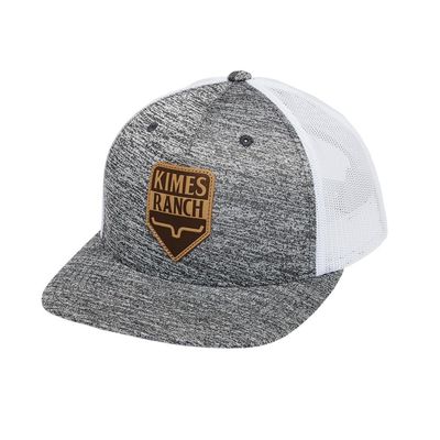 Kimes Ranch Adjustable Snapback Cap Drop in Trucker/Grey Heather