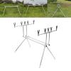 Fishing Rod Stand Holder Retractable Detachable Design Aluminium Alloy Casting Pod Stand view 2