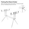Fishing Rod Stand Holder Retractable Detachable Design Aluminium Alloy Casting Pod Stand view 4