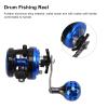 Alomejor Metal Drum Fishing Reel 7+1BB 4.7:1 High Speed 6KG Maximum Magnetic Force Brake Fishing Reel (OC200 Single Rocker Right Hand) view 2