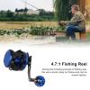 Alomejor Metal Drum Fishing Reel 7+1BB 4.7:1 High Speed 6KG Maximum Magnetic Force Brake Fishing Reel (OC200 Single Rocker Right Hand) view 3