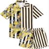 JoZorro Men's Fashion Suit - African Two Pieces Set, Dashiki Outfit view 3