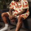 JoZorro Funky Hawaiian Shirt - Men's Silk Hawaiian Shirts - Navy Blue - Large - Aloha Print - For Teens view 2