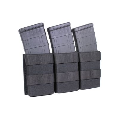 Esstac Triple Midlength 5.56 M4 KYWI Mag Pouch (Black, Attachment Method: 6X Malice Clips)