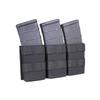 Esstac Triple Midlength 5.56 M4 KYWI Mag Pouch (Black, Attachment Method: 6X Malice Clips) view 1