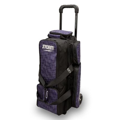 Storm 3 Ball Rolling Thunder Signature Series Bowling Bag- Black/Opal