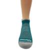 USA Made - No Show Tab Socks - Micro Weight Full Cushion - Running Socks - Merino Wool - Mountain Heritage - Teal Green - Small view 2