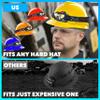 Skywin Hard Hat Light, Headlamp Rechargeable, 4 Pack Lightweight USB, XPG+COB 3 LED 200 Lumen Camping Helmet Light for Adults with Red Light IP44 Waterproof (Hard Hat Not Incl) view 2