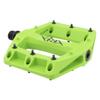 Origin8 Strapd Platform Pedal 9/16" Chromoly Axle Concave Composite Body Green view 1