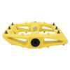 Origin8 Strapd Platform Pedal 9/16" Chromoly Axle Concave Composite Body Yellow view 4