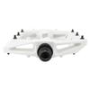 Origin8 Strapd Platform Pedal 9/16" Chromoly Axle Concave Composite Body White view 3