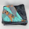 Caroline's Treasures MLM1061TBLT Blue and Tan Yorkie Soft Travel Blanket with Bag Airplane Blanket, Indoor Outdoor Camping Blanket for Traveling, Picnics, Beach Trips, Concerts view 2
