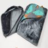 Caroline's Treasures MLM1061TBLT Blue and Tan Yorkie Soft Travel Blanket with Bag Airplane Blanket, Indoor Outdoor Camping Blanket for Traveling, Picnics, Beach Trips, Concerts view 3