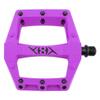 Origin8 Strapd Platform Pedal 9/16" Chromoly Axle Concave Composite Body Purple view 2