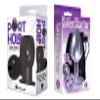 Sexy, Kinky Gift Set Bundle of Port Hole, Hollow Butt Plug, Black and Icon Brands The Silver Starter, Bejeweled Heart Stainless Steel Plug, Violet view 1