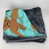 Caroline's Treasures MLM1009TBLT Red Fox Labrador Retriever Soft Travel Blanket with Bag Airplane Blanket, Indoor Outdoor Camping Blanket for Traveling, Picnics, Beach Trips, Concerts view 2