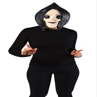 Rubies Coraline: The Other Mother Overhead Latex Mask for Adults, Women's No Size Black