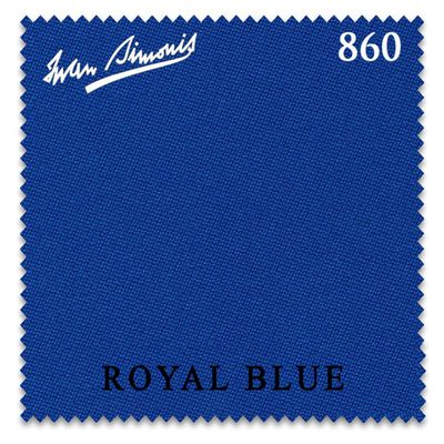 Iwan Simonis 860 Pool Billiard Table Cloth - Authorized Dealer (Royal Blue, 10 ft)
