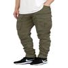 AIRNINE Men's Premium Twill Cargo Pants (Olive_1291, 44) view 1