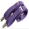 Tuxgear Boys Bow Tie and Adjustable Stretch Suspender Sets, (Wisteria, 30" Boys) view 3