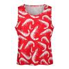 Cool Prawn Tank Top Sleeveless T Shirt Athletic Muscle Shirts Gym Workout Yoga Tank for Men M view 4