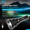 CYANSKY H5GT Dual Color Flashlight,Red Light for Hunting Birds,White Light for Outdoor Search and Rescue,Hight Lumens and Long-Range view 2
