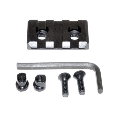 K Kexuan Single Picatinny Mini Rail, 1.50", 3 Slots Compatible with Key Mod Rails