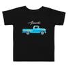 1959 Chevy Apache 31 Fleetside Antique Pickup Truck Toddler Short Sleeve Tee Black view 1